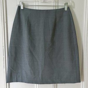 vintage slate grey a-line skirt